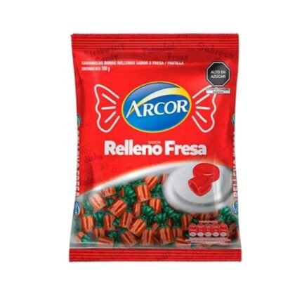 RELLENO FRESA (STRAWBERRY CANDY) ARCOR X 12 BLS X 100 UND