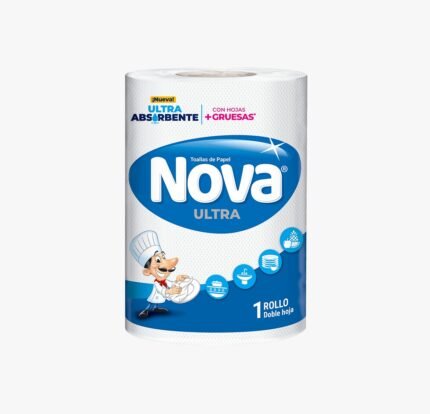 NOVA ULTRA ABSORVENTE CELESTE X 12 UNID